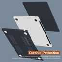 CISSOOK Matte Black Plastic Hard Cover for MacBook Pro 14 Inch Case 2026 2025 2024 2023 2022 2021 Release Model M5 A3434 M4 A3112 A3185 A3401 / A2992 A2918 M3 / A2779 M2 / A2442 M1 Chip, Black