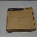 WALI Speaker Wall Mount, Heavy Duty Bookshelf Speaker Floating Wall Shelves, Surround Sound Speakers Stand for Living Room, Home Theater and Gaming Room, Holds up to 55 Lbs, (SWM302), 1 Pair, Wood (7.87*7.87)