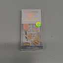 French Tip Press On Nails - BTArtbox White Almond Medium Reusable Stick On Nails in 15 Sizes - 30 Soft Gel Fake Nail Kit for Women Gift, Classic