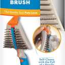 Quick-Cleaning Grooming Brush by Pets Know Best Cat & Dog Self-Cleaning Deshedding/Detangling Comb