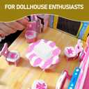 3 x NUOBESTY Mini Books, 30pcs 1:12 Scale Miniature Books Blank Mini Dollhouse Books Toy Model Doll House Book for Dollhouse Bookshelf Accessories Decoration