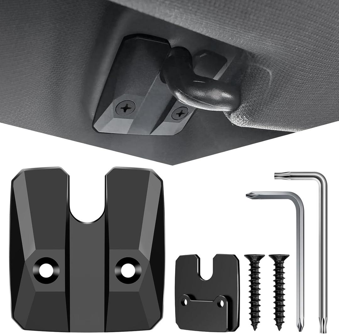 Veharvim Sun Visor Repair Kit Fits for Dodge RAM 1500 Trucks 2019-2023, 1 Pack Aluminum Car Sun Visor Repair Kit, Car Sun Visor Fixer, Sun Visor Clip Replacement, Dodge Ram 1500 Accessories