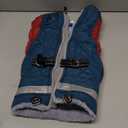 Warm Fleece Dog Coats with Durable Harness Buitl in D-Ring,Waterproof Puppy Jacket for Small Dogs,Dog Vest for Cold Winter,Light Blue S (Small (Pack of 1))