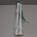 White Shower Curtain Rod Adjustable 43-78 inch, 1"Diameter Spring Tension Curtain Rod No Drill, Anti-Rust Non-Slip Shower Rod, White Shower Rod for Bathroom Tension