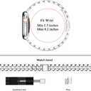 Narrow Metal Band Compatible with Apple Watch Bands 38mm 40mm 41mm 42mm 44mm 45mm 46mm 49mm, iwatch Thin Stainless Steel Bands Series 11 10 9 8 7 6 5 4 3 2 1 SE Ultra for Women