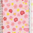 2 x 2026 Planner, Weekly and Monthly Calendar Planner Book, Jan 2026 - Dec 2026, Planning Agenda for Desk Accessories and School Supplies - A5 (6.3'' x 8.5'') (Red Flower)
