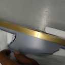 LOAAO 24X32 Gold Bathroom Mirror, Rounded Rectangle Gold Frame Mirror, Brushed Gold Bathroom Vanity Mirror Wall-Mounted, Anti-Rust, Hangs Horizontally or Vertically