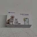 Cat Tracker Mini GPS Tracker Waterproof Dog Tracker with Real-Time Location Escape Alerts for Dogs Cats 6.5lbs+ Pink