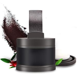 Instant Hairline, Hairline Cover Up Powder, Hair Line Powder, Hair Line Shadow Cover Up Powder Hairline Powder Fill in Thinning Hair Beauty Cosmetics (Color : Black) (Black)