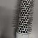 Round Brush for Blow Drying - Extra Small Ceramic Thermal Ionic Roller Brush for Sleek, Salon Blowout - Lightweight Round Hair Brush for Precise Styling and Manageable Hair (Bristle 1.7in, Barrel 1in)