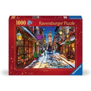 Ravensburger - Christmastime - 1000 Piece Jigsaw Puzzle - Dazzling Turn of The Century London City Scene in Stunning Detail - Premium Quality - Ages 12+