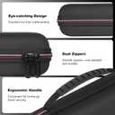 JOYLINK Carrying Case for Nintendo Switch 2, Protective Hard Shell Portable Travel Case for Switch 2(Dual EVA), with Joystick Protection, Game Cards Slots & Zipper Mesh Pocket for Console Accessories (Black)