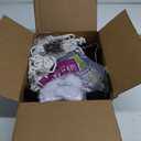 Spider Web Halloween Decorations Outdoor Lights, 125 Purple LED Light Up 16.4Ft Giant Spiderweb & 60" Large Spider & 22 Small Spiders & 20g Stretch Cobweb, 8 Modes Lighted Decor for Yard Outside