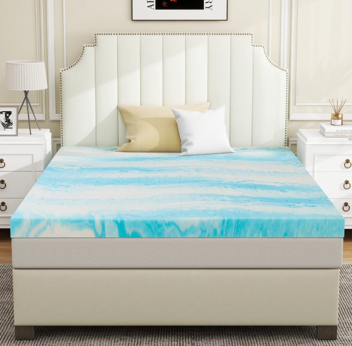 TXL Memory Foam Mattress Topper, 3'' Mattress Topper CertiPUR-US Certified