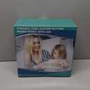 Umite Chef Mixing Bowls with Airtight Lids6 piece Stainless Steel Metal Nesting Storage Bowls, Non-Slip Bottoms Size 7, 3.5, 2.5, 2.0,1.5, 1QT, Great for Mixing & Serving(Black)