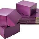 7x5x4 Inches Shipping Boxes Set - (20 Pack) Purple Corrugated Cardboard Mailer Boxes for Packing Small Business Mailing Gift