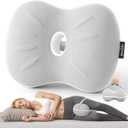 Leg & Knee Pillow for Side Sleepers - Smooth Spine Alignment Pillow - Memory Foam Knee Pillows for Back Hip Pain, Spine Aligning, Sciatica, Surgery Recovery, Pregnancy