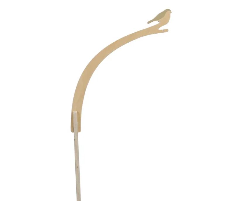 Adjustable Bird Shape Crib Mobile Arm, Baby Crib Mobile Holder, Stable Wooden Mobile Hanger with Support, Nursery Decor, Specifically Designed for Babies