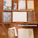 PieceRelax A5 3D Puzzle Journal for Adults, 300 Piece Plastic Jigsaw Book Cover (Includes Notebook) - Alphonse Mucha - The Art Palace, Unique Gift [YA1058]