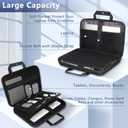 Alfheim 13-14 inch Hard Shell Laptop Case Sleeve, Waterproof Shockproof Shoulder Bag, Protective Carrying Case Compatible for 13.3 14.2 MacBook Pro A2442 A2338 13.3 MacBook Air 2337 M1 A2179