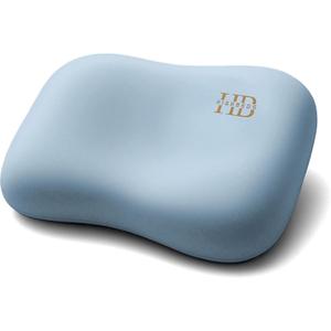 HighBeds Cervical Neck Pillow - Side Sleeper Pillow for Neck Pain Relief, Soft Ergonomic Memory Foam Pillows Ice Silk Zipperless Pillowcase, Eco-Friendly and Durable Material (Blue)