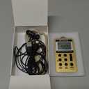 Retekess V112 AM FM Radio Portable, Mini Radio with Earphone Pocket, Digital Tuning Rechargeable Battery LCD Display for Walking Jogging(Gold)