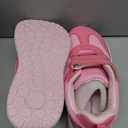 Boys Wide Toe Box Sneakers Girls Tennis Running Shoes Breathable Walking Trainers for Kids (Pink) 35