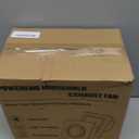 Bathroom Exhaust Fan with Light,9.8 in Panel,3000K/4500K/6000K 12W 7.5In Square LED,117 CFM,0.7 Sones 4 Inches Duct 110V,Quiet Ventilation Exhaust Fan for Shower/Home/Office(3-Colour LED)