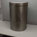 EKO Mirage Semi-Round Motion Sensor Trash Can, 47 Liter / 12.4 Gallon Automatic Large Kitchen Trash Can with Deodorizer Compartment, Removable Lid and Bucket, Matte Stainless Steel