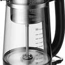 KIDISLE Percolator Coffee Pot Electric 10 Cup, Automatic Keep Warm, Stainless Steel Basket, CoolTouch Handle