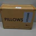 puredown Feather Down Pillows Standard Size Set of 2, Luxury Goose Feather Pillow for Sleeping, Organic Cotton Cover Hotel Collection Bed Pillows