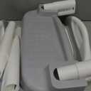 Jool Baby Potty Training Seat with 2 Step Ladder for Toddlers - Splash Guard, Adjustable Height (Gray)