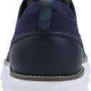 Men's Mesh Dress Shoes Casual Business Lace Up Oxford Sneakers Lightweight Breathable Walking Shoes Comfortable Thick Sole Tennis Footwear (8, Blue-1)