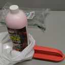 Quick N Brite Fireplace Gel Cleaner with Scrub Brush for Brick, Stone, Rock, Tile, and Marble, Nonabrasive Fireplace Cleaner, Made in the USA, 16 oz