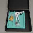 Wall-Mounted Wooden Stand Compatible with Nex Playground Console, Fixed Shelf Holder with Screws, Easy to Install Bracket for Family Gaming Setup (Mint Green)