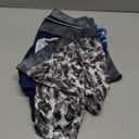 Hanes Boys' Big Performance Tween Boxer Briefs Underwear, Assorted Prints & Solids, 6-Pack, Blue/Grey-6 Pack, Size Large