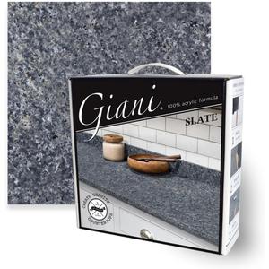 Giani Granite Countertop Paint Kit 2.0-100% Acrylic (Slate)