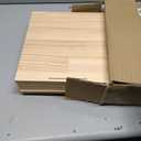 Solid Pine Wire Shelf Covers, 12" D x 23" L, Tool-Free Pantry Rack, 23" Length