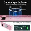 GRECAZO Magnetic Slim Bumper Case for Google Pixel 10 Pro/10, Dawn Pink