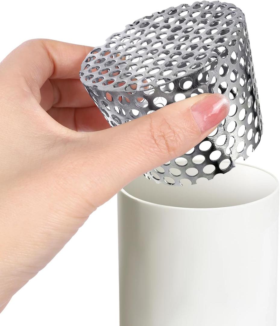 PVC Vent Termination Cap, 3.51" Furnace & Roof Vent Cover Stainless Steel, Conical PVC Fittings, for 2.98" to 3.51" Inner Diameter Vent Pipe, Air Intake, Air Exhaust and Water Drains Pipe