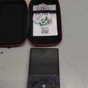 R36MAX 4000mAh Portable Rechargeable Handheld Retro Game Console,Comfort Non-Slip Handheld Standing Retro Game Console with 64G TF Car,4.0-inch Screen,for Office,Purple Gray