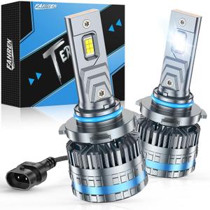 FAHREN 2026 Upgraded 9005/HB3 Light Bulbs, Ultra-Bright 6500K Cool White, 360 Adjustable Quick Install, Real 1:1 Size Direct Replacement 9005 Fog Light Bulb, Pack of 2