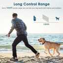 Shock Collar for Dogs, IP67 Waterproof Dog Training Collar with Remote, 3 Training Modes with Beep, Vibration, and Safe Static, Rechargeable E Collar for Large Medium