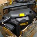DEWALT 10 Gallon Shop Vacuum Wet and Dry, 5.5 Peak HP Poly Wet Dry Vacuum Cleaner with Attachments, 2-Stage Motor, Portable Handle/Caster with Drain Blower, DXV10PZ for Car, Garage, Workshop, Pet Hair