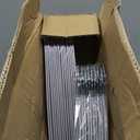 OIKA Hangers 50 Pack, Non-Slip Plastic Hangers, 0.2" Thickness Slim Coat Hangers Heavy Duty,Space-Saving (16.5inch-Grey)