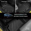 Custom for 2024 2025 2026 Subaru Crosstrek/Impreza Floor Mats & Cargo Liner & Backrest Mat Set All Weather TPE Rubber Crosstrek/Impreza Accessories (for 2024-2026 Subaru Crosstrek/Impreza Full Set)