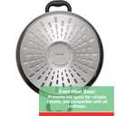 T-fal Specialty Stainless Steel Stockpot 12 Quart Oven Safe 350F Pots and Pans, Cookware Silver (12 Quarts)