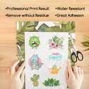 A-SUB 25 Sheets Vinyl Sticker Paper for Inkjet Printer - Glossy Printable Vinyl 8.5x11 Inch Waterproof Sticker Paper for DIY Any Decal You Like