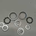 2" Cup Bottom Bracket Set,One-Piece Bottom Bracket Cup Set Bearings Included,Silver