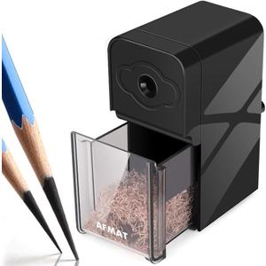 AFMAT Long Point Pencil Sharpener, 8-20mm Long Pencil Nibs, Self-Feed & Adjustable Pencil Sharpness, Artist Pencil Sharpener Manual for 6-8.2mm Charcoal/Art/Drawing/Sketching/Colored Pencils PS10